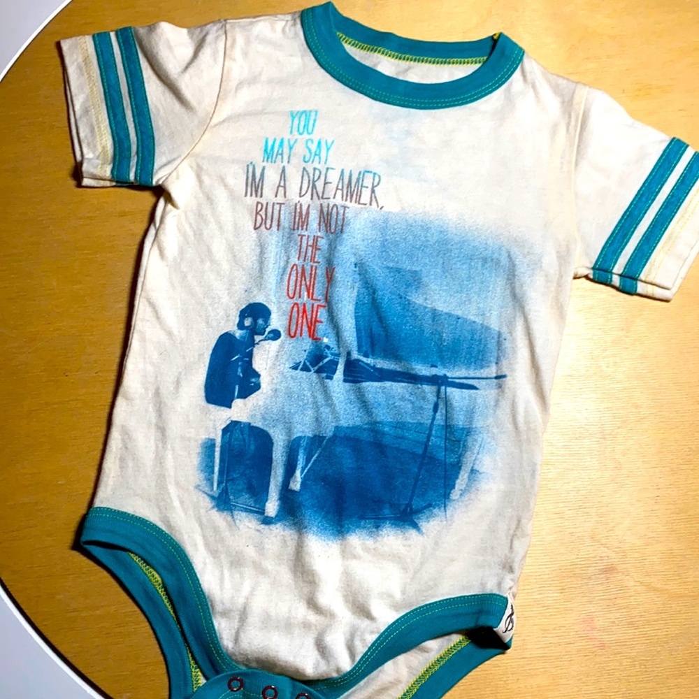 You may say that I’m a dreamer, but I’m not the only one Rowdy Sprout Onesie